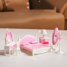 Kids Pretend Play Mini Washing Machine Kitchen Scene Toy Set, Doll House Miniature Furniture DIY Model