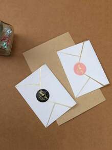 kumozawa 500 pièces/rouleau Autocollant noir et rose "Merci pour votre commande" de 1 pouce. Étiquette d'emballage pour petite entreprise