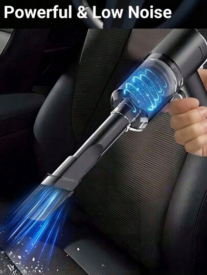 1pc Car Home Stofzuiger Cleaner,Portable High Power Cordless Wet Dry Cleaner, Mini Wireless held Ho hold Dust Blowers Auto Car,Strong Suction Rechargeable view 2