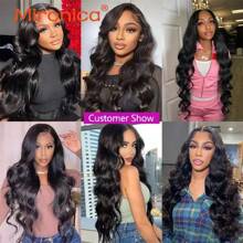 MIRONICA 8-24Inch Clip In Human Hair Extensions Body Wave Real Human Hair Clip In Hair Extensions For Women 8pcs 120g Clip Ins Double Weft Human Hair Extensions - Natural Black - 查看 10