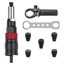 Electric Rivet Gun Switch Head Core-Pulling Rivet Gun Automatic Nut Rivet Gun Pulling Nail - Black - View 10