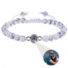 Custom Bracelet With Picture Inside Personalized Projection Bracelets With Photos Picture Bracelet Personalized Memorial Gifts