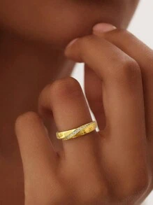 1 Pc 925 Prata Esterlina Único Numeral Romano 1314 Anel Com Diamantes Para Mulheres Belas Senhoras Jóias Presente Presente De Festa Presente De Aniversário Uso Diário