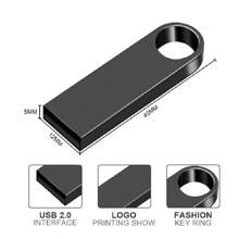 Clé USB personnalisée avec logo NEW 64 Go, lecteur Pendrive 32 Go, Pendrive 128 Go, disque U en métal Memoria Cel USB 2.0, cadeau avec impression laser