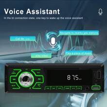 1DIN In-Dash FM Car Radio Stereo - Digital Audio Music Player With RCA/USB/SD/AUX-IN & Colorful Backlight - For Car Enthusiasts - Upgrade Your Driving Experience