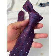 Gravata Semi Slim Vinho - 2400 Fios