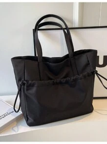 Personalized Custom Embroidered Name Large Nylon Shoulder Bag Tote Handbag For Women Bags Ladies - Multicolor - View 10