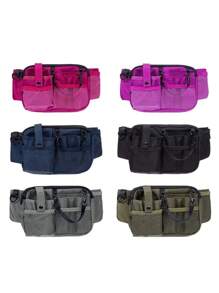 1PC Multi Compartment Nursing Bag Pocket Belt Organizer, Nurse Fanny Pack With Pack Pocket Organiser, Nurse Pouch Waist Bag - Multicolor - View 1