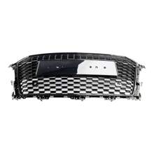 RS Style Front Honeycomb Grille Grill Fit Audi TT MK3 FV 8S 2014-2023 - Black - View 8