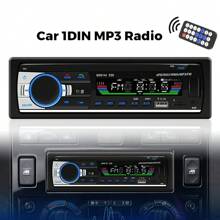 1 Din 12V Universal Car Radio Auto Car Stereo Built-In Remote Control AUX USB MP3 Multimedia Player/CD/SD/FM Hands-Free Calls
