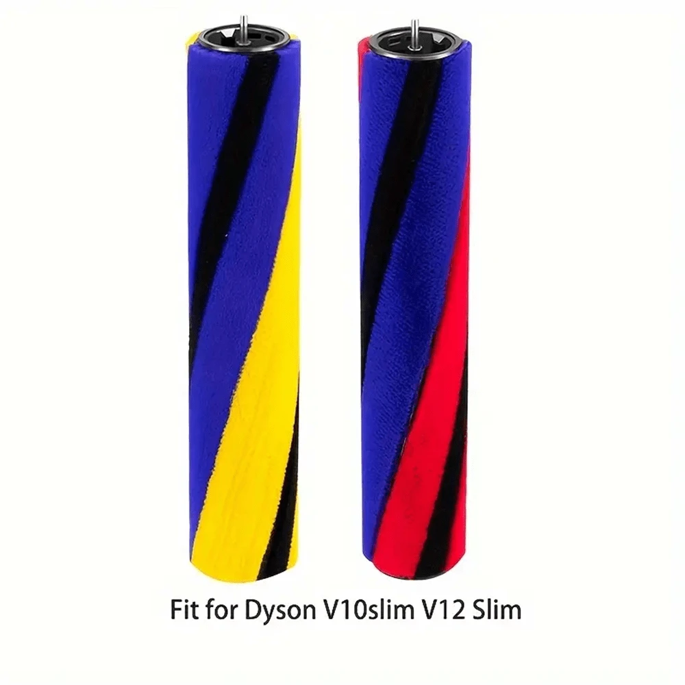 1 件优质替换滚刷，适用于 V12 Detect Slim V15 Detect Slim V8 Slim V10 Slim 无绳吸尘器、真空吸尘器附件、头部刷辊清洁器部件