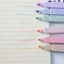 Pixuri colorate cu gel fluorescent Morandi, Pixuri pentru evidențiere pastel Macarons pentru protecția ochilor, Pixuri colorate pentru jurnal, Rechizite pentru întoarcerea la școală pentru studenți