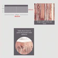 1 件 75*275 厘米玫瑰金串珠窗帘桌裙，婚礼生日派对节日甜品桌装饰，毕业活动餐桌装饰 - 玫瑰金 - 查看 3