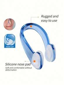 1pc/3pcs Silicone Nose Clip For Swimming, Anti-Leak Design Nose Clip For Professional Training, Adults, Beach Essentials, Beach Accessories, Pool Float