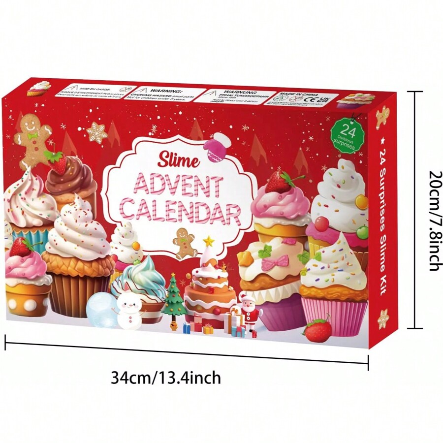 Slime Advent Calendar 2024 Christmas Countdown Calendars 24 Days Of