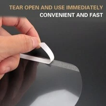 50 Pcs Eye Protection Hairdressing Mask Hairspray Isolate Haircut Tool Face Forehead Mask Face Shield Disposable Bangs Stickers