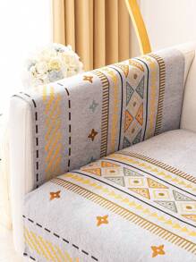 1 pezzo Coperta per divano con motivo boho-chic, design moderno e minimalista, adatto per ufficio, camera da letto, soggiorno, amico degli animali domestici e lavabile in lavatrice