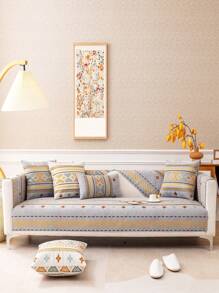 1 pezzo Coperta per divano con motivo boho-chic, design moderno e minimalista, adatto per ufficio, camera da letto, soggiorno, amico degli animali domestici e lavabile in lavatrice