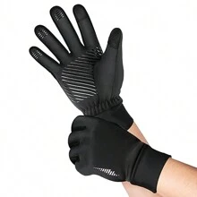WIN.MAX Unisex Winter Ski Gloves, Warm Touchscreen Compatible, Suitable For Running, Cycling, Hiking, Driving, Walking, Typing, Cold Storage Work, Sports, Football, Shooting, Gaming And More Occasions. - Black - View 6