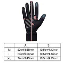 WIN.MAX Unisex Winter Ski Gloves, Warm Touchscreen Compatible, Suitable For Running, Cycling, Hiking, Driving, Walking, Typing, Cold Storage Work, Sports, Football, Shooting, Gaming And More Occasions. - Black - View 3