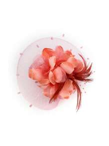 1 chiếc mũ Fascinator cho nữ và bé gái, kẹp tóc hoa băng đô cho Kentucky Derby, tiệc trà, tiệc cocktail và đám cưới - Nhiều màu - Xem 19