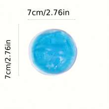 2/6/10 piezas Bolsa de hielo en gel redonda reutilizable, máscara de belleza para el cuidado de los ojos con función de compresa fría y caliente para relajación calmante