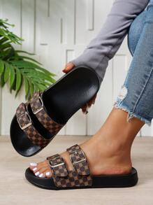 Bequeme, einfarbige, atmungsaktive Slide-Sandalen für Damen mit offener Spitze und verstellbaren Riemen, rutschfester, strapazierfähiger EVA-Sohle, geeignet für Outdoor-Aktivitäten und zu Hause