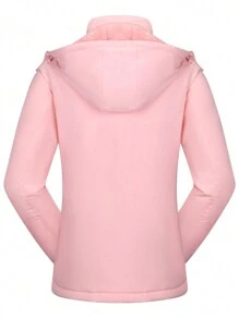 CAMEL CROWN Women's Waterproof Snow Ski Jakcet Fleece Warm Winter Coat Hooded Windproof Insulated Snowboarding Jacket