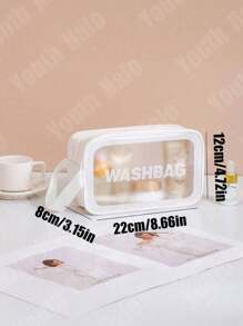 1-6 Pieces Set Hanging Travel Cosmetic Bag, Portable Toiletry Bag For Washing, Bathing, Makeup Organization, Carrying With You, Beauty Storage, Beach, Dry & Wet Separation, Swimming, Feminine Hygiene, Skincare, Waterproof Laundry Bag, Multi-Functional Storage Bag For Makeup Storage And Categorization, Such As Foundation Summer Travel, Vacation Home Bathroom Decor Holiday Makeup Organizer Bathroom Accessories Back To School