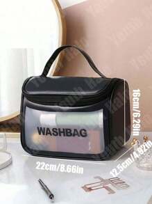 1-6 Pieces Set Hanging Travel Cosmetic Bag, Portable Toiletry Bag For Washing, Bathing, Makeup Organization, Carrying With You, Beauty Storage, Beach, Dry & Wet Separation, Swimming, Feminine Hygiene, Skincare, Waterproof Laundry Bag, Multi-Functional Storage Bag For Makeup Storage And Categorization, Such As Foundation Summer Travel, Vacation Home Bathroom Decor Holiday Makeup Organizer Bathroom Accessories Back To School