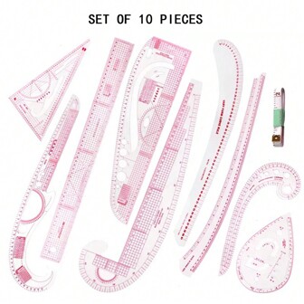 Clothing Sewing Ruler Suit Clothing Design Proofing Ruler Cutting And Sizing Ruler Curve Ruler Button Ruler Arc Ruler Soft Ruler Pattern Making Ruler