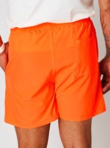 Men Shorts - 橘色 - 查看 4