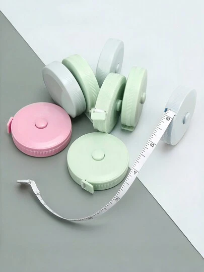 2 件 60 英寸便携式迷你卷尺，小型、便携、双面刻度，家用衣服测量、身高、多功能、高精度，可精确测量衣服和身高 - 柔软灵活的家用尺子