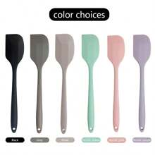 2pcs, 2in1, Silicone Spatula, Silicone Spatula Scraper, Mini Silicone Spatula, Jam Spatula, High Temperature Resistant Cream Spatula, Stirring And Baking Tool, Kitchen Utensils, Apartment Essentials, College Dorm Essentials, Back To School Supplies