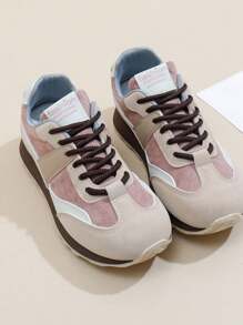 Damskie buty casualowe z grubą podeszwą, oddychające, wulkanizowane, zwiększona wysokość, koreański styl, trend 2024 jesień