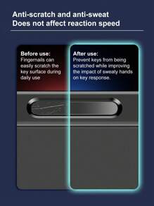 16 Pro Max Camera Button Anti-Scratch Protective Film, Button & Lens Protector For 16 Pro Plus Waterproof Shockproof Anti-Fall Anti-Fall Anti-Fingerprint Full Cover - Multicolor - View 2