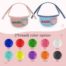 Rokhevn 1pc Personalized Cute Pet Bib/Scarf With Name, Suitable For Medium & Small Dogs And Cats, Birthday Gift