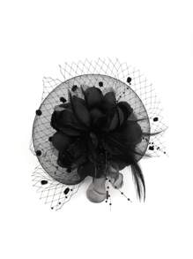 1 chiếc mũ Fascinator cho nữ và bé gái, kẹp tóc hoa băng đô cho Kentucky Derby, tiệc trà, tiệc cocktail và đám cưới - Nhiều màu - Xem 18