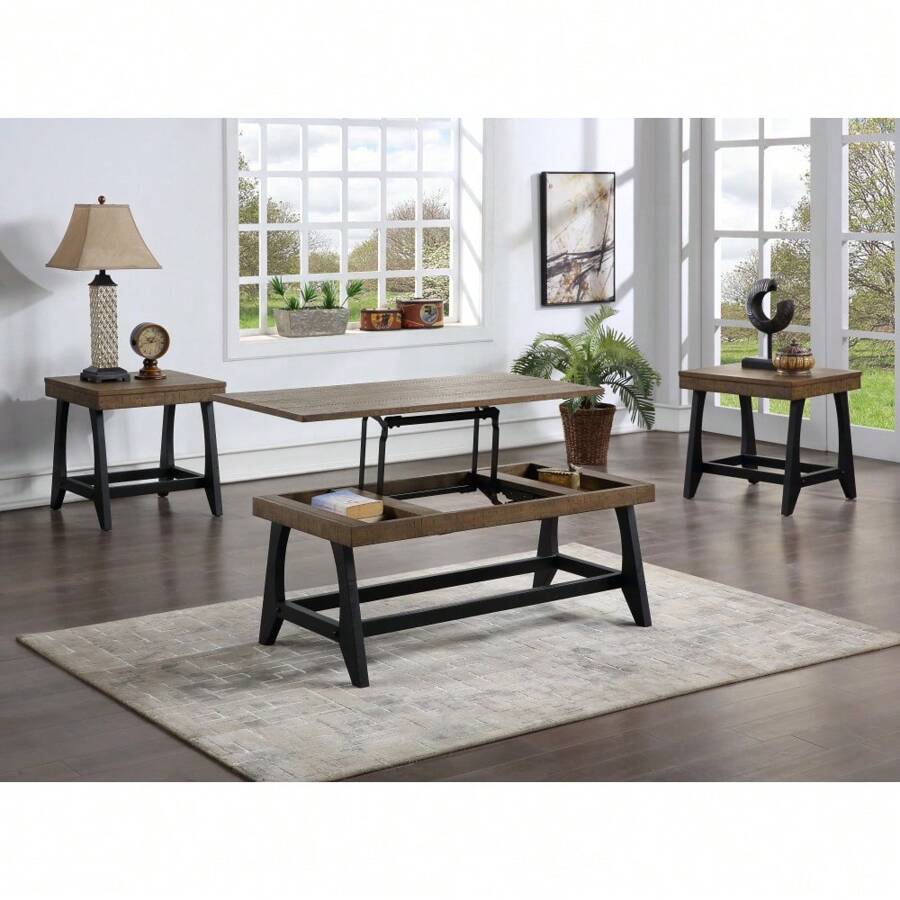 Ralston - 3 Piece Occasional Table Set - Brown,Christmas