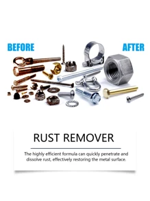 Metal Surface Rust Remover: Degreasing And Derusting, Cleaning Metal Hardware, Workpieces, Steel Bars, And Removing Oil Rust - Blue - View 7