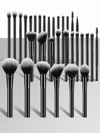 2/3/7/15/20/25/32 pièces Ensembles de pinceaux de maquillage, poils synthétiques de qualité supérieure, ensembles de pinceaux pour ombrage et estompage, outils cosmétiques