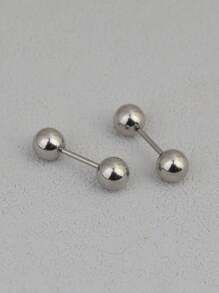 2 件装 20G 耳屏 2-5 毫米球形不锈钢唇钉唇钉平背耳环鼻钉女士耳软骨身体穿孔派对珠宝