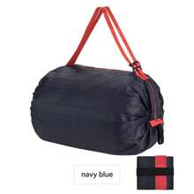 1 pièce Sac de rangement de voyage pliable et compact avec une très grande capacité pour les vêtements, les courses, la gym, la natation, les cadeaux de Noël, de la Saint-Valentin et du Nouvel An