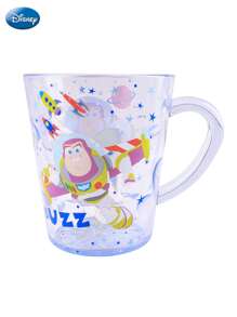 Disney 1 pieza Taza de enjuague bucal oficial de Disney Toy Story Buzz, taza de dibujos animados linda, accesorios de anime, taza de cristal duradera para viajes, suministros de oficina en el hogar, regalo de cumpleaños, boda, fiesta