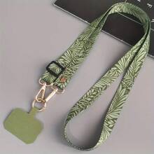 Painted Crossbody Cell Phone Lanyard Strap Adjustable Neck Hanging Rope With Gasket Clip Anti-Lost Universal Phone Case Lanyards