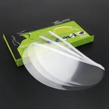 50 Pcs Eye Protection Hairdressing Mask Hairspray Isolate Haircut Tool Face Forehead Mask Face Shield Disposable Bangs Stickers