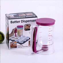 1 pièce Tasse distributrice de pâte à beignets, distributeur de pâte spécifique pour gâteaux. Entonnoir distributeur de pâte à main