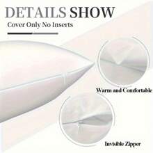 1 pieza Funda de almohada con forma de corazón, Funda de cojín decorativa de 18x18 pulgadas de poliéster, regalo único para hija, mujer, madre en ocasiones especiales