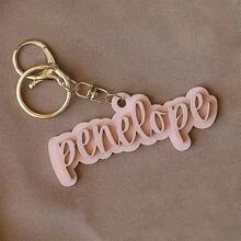 1 Stück 3D Schlüsselanhänger mit individuellem Namen, Akryl Namensschild, Rucksack Schlüsselanhänger, personalisiertes Namensschild, Geburtstagsgeschenk, Wickeltaschen-Anhänger, Gepäckanhänger, Individuell - Die besten Geschenke für sie, Muttertag, Vatertag etc., Graviert, langanhaltend, Edelstahl, Farbig, Süß, Niedlich, Lustig, Kawaii, Y2K, Stilvoll, Unisex, Lässig, Individuell, Personalisiert, Einzigartig, Angepasst, Ideale Geschenke für Ihn, Ideale Geschenke für Sie, Sie, Freund, Freundin, Familie, Freunde, Kinder