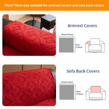 1pc Cream-Colored Plush Sofa Cover, Non-Slip Sofa Pad For Home Use In Autumn/Winter, Pet-Friendly Sofa Protector, Suitable For Bedroom, Living Room, Office, Home Decor